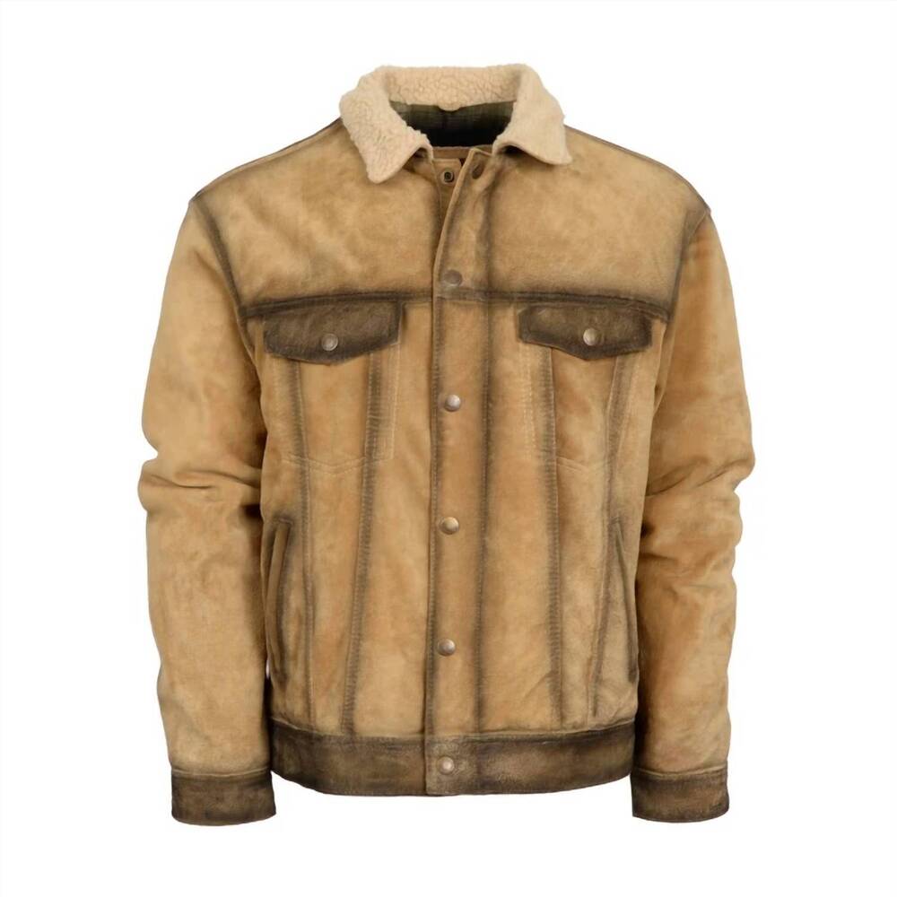 NEW STS RANCHWEAR men's josey wales jacket in brown